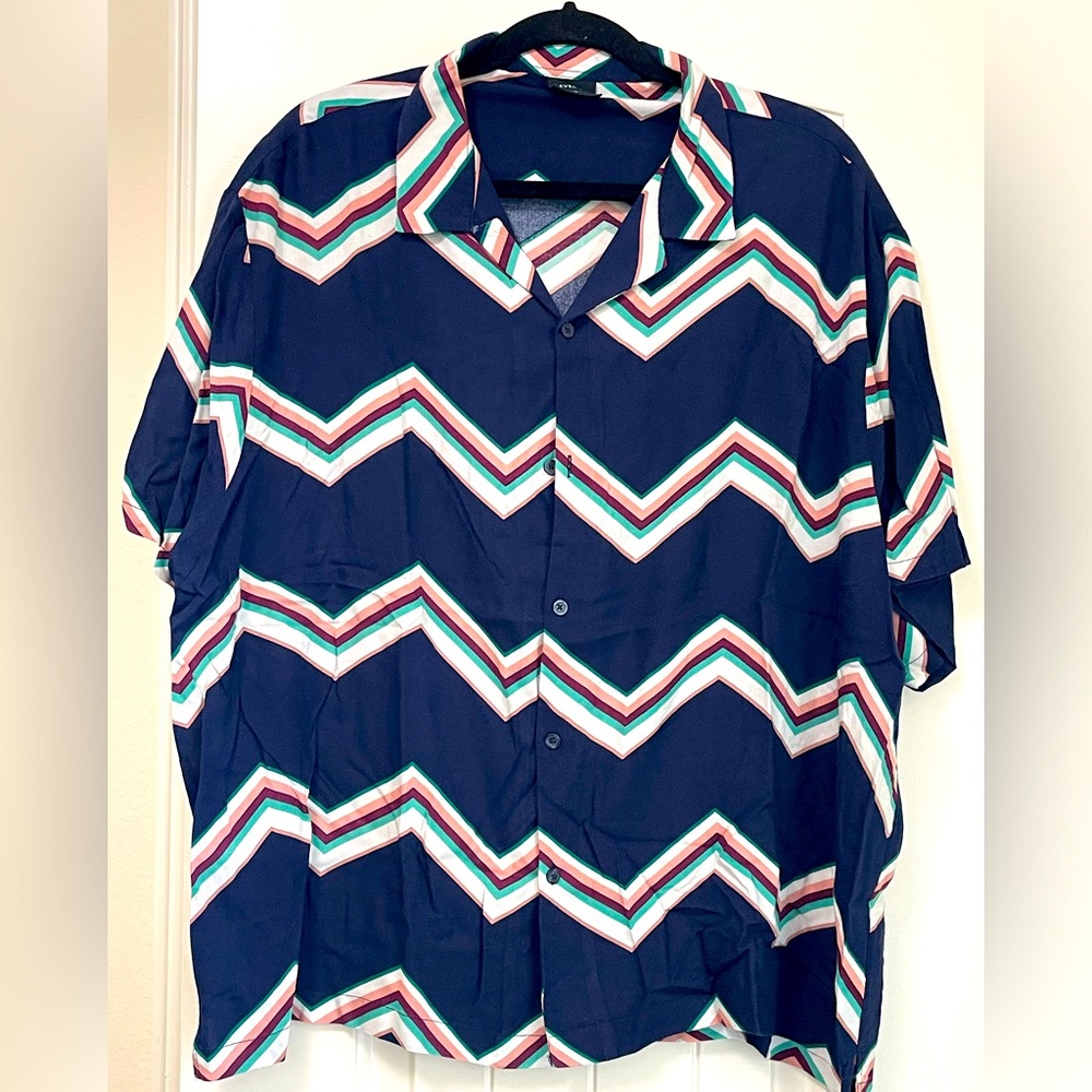 Level Ten Casual button down oversized shirt XL